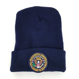 Vintage 54th Presidential Inauguration Beanie Bush / Cheney Blue 2001 Y2K